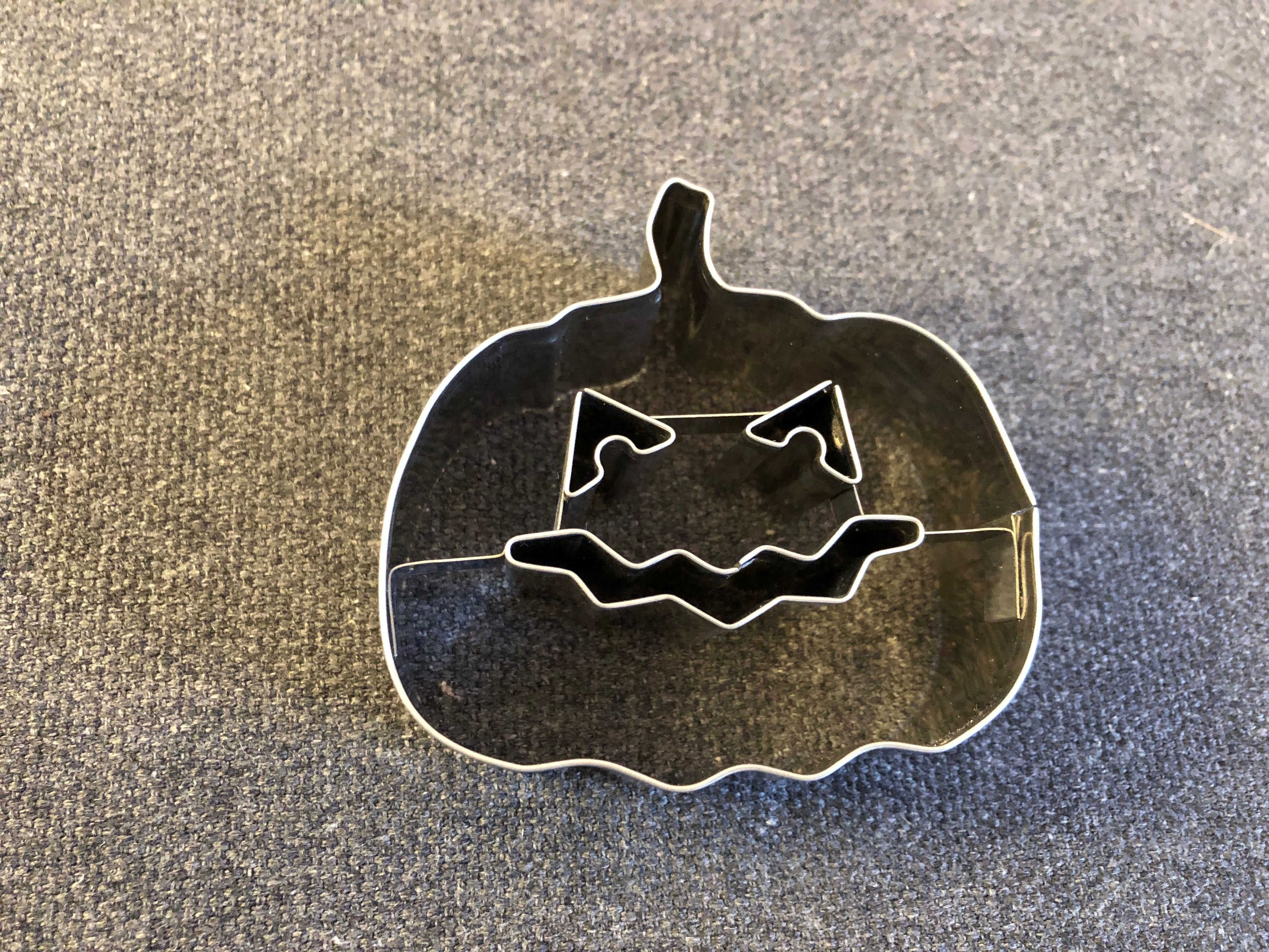 Molde para bolachas - Abóbora Halloween