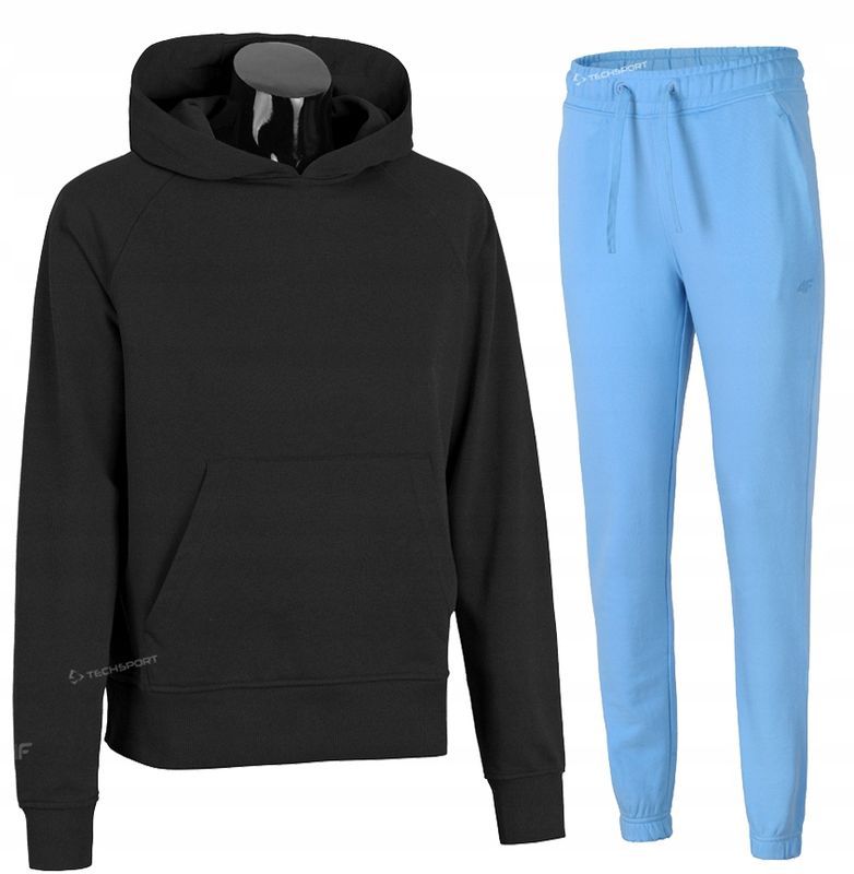 4f Damski Dres Bawełna Komplet Bluza Spodnie / rozm S