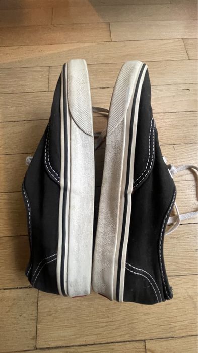 Buty trampki Vans czarne r38 US 6, US unisex 7,5