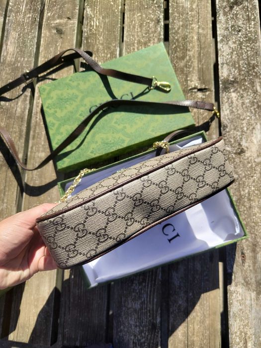 Bolsa Gucci Castanha