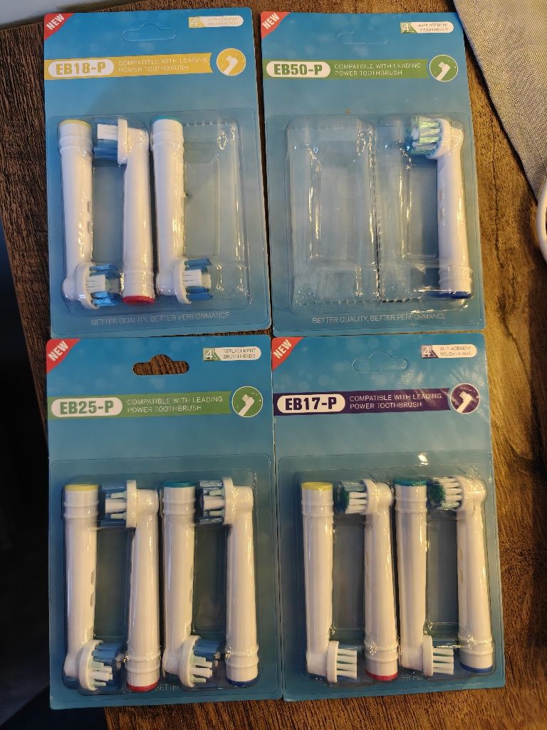 Braun oral b pro 600 szczoteczka + końcówki