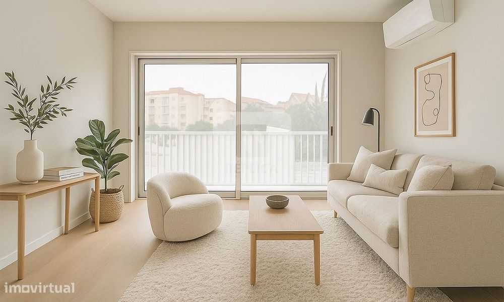 Apartamento T2 Novo com Varanda e Garagem