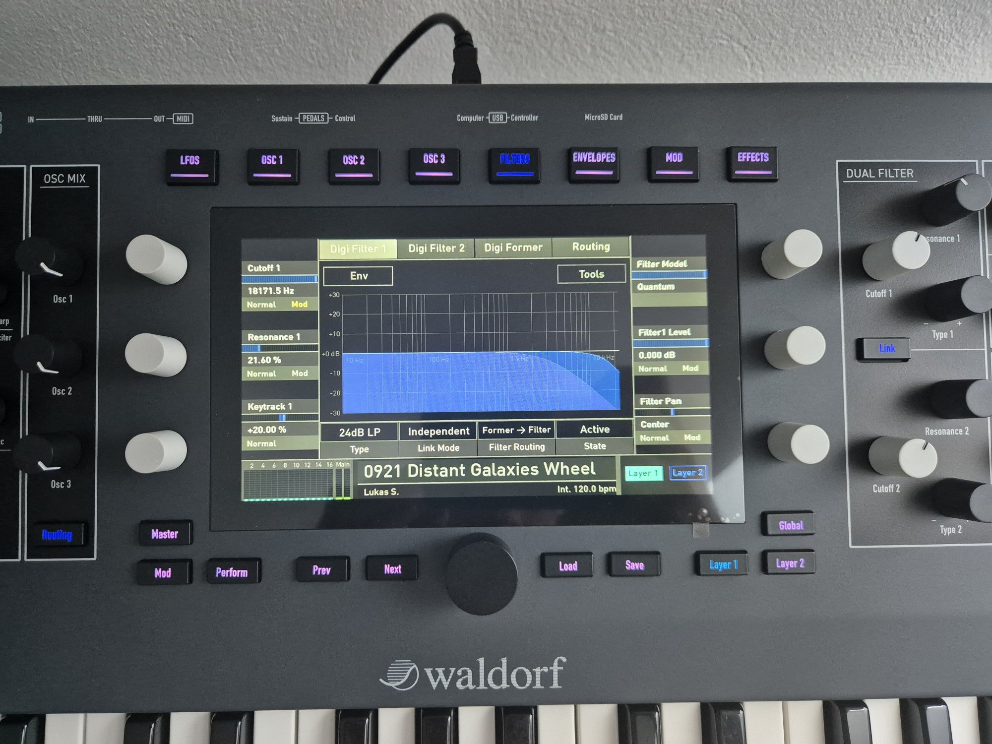 Waldorf Iridium Keyboard