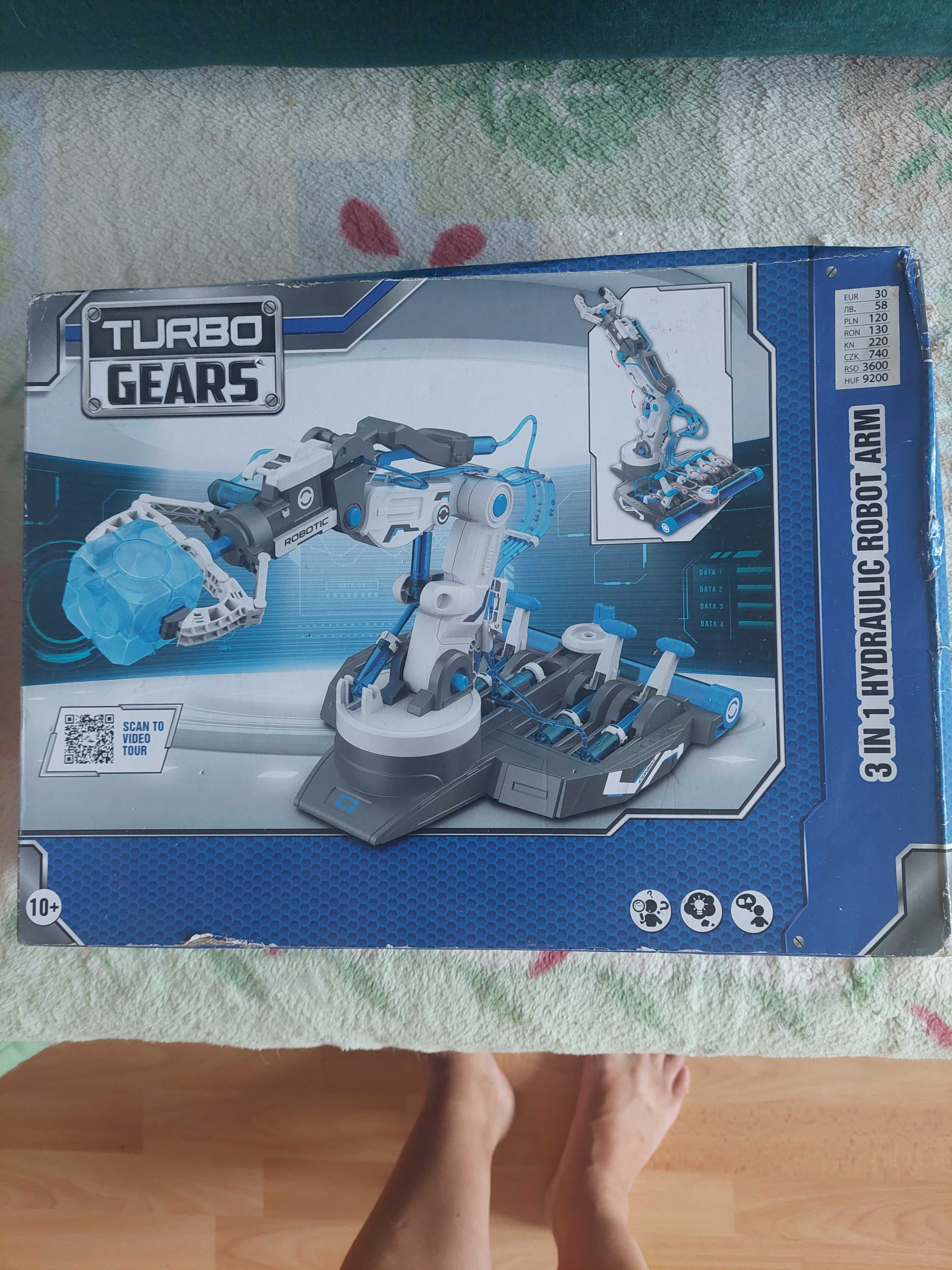 Zabawka Robot Turbo Gears 3 in 1 Hydraulic Robot Arm