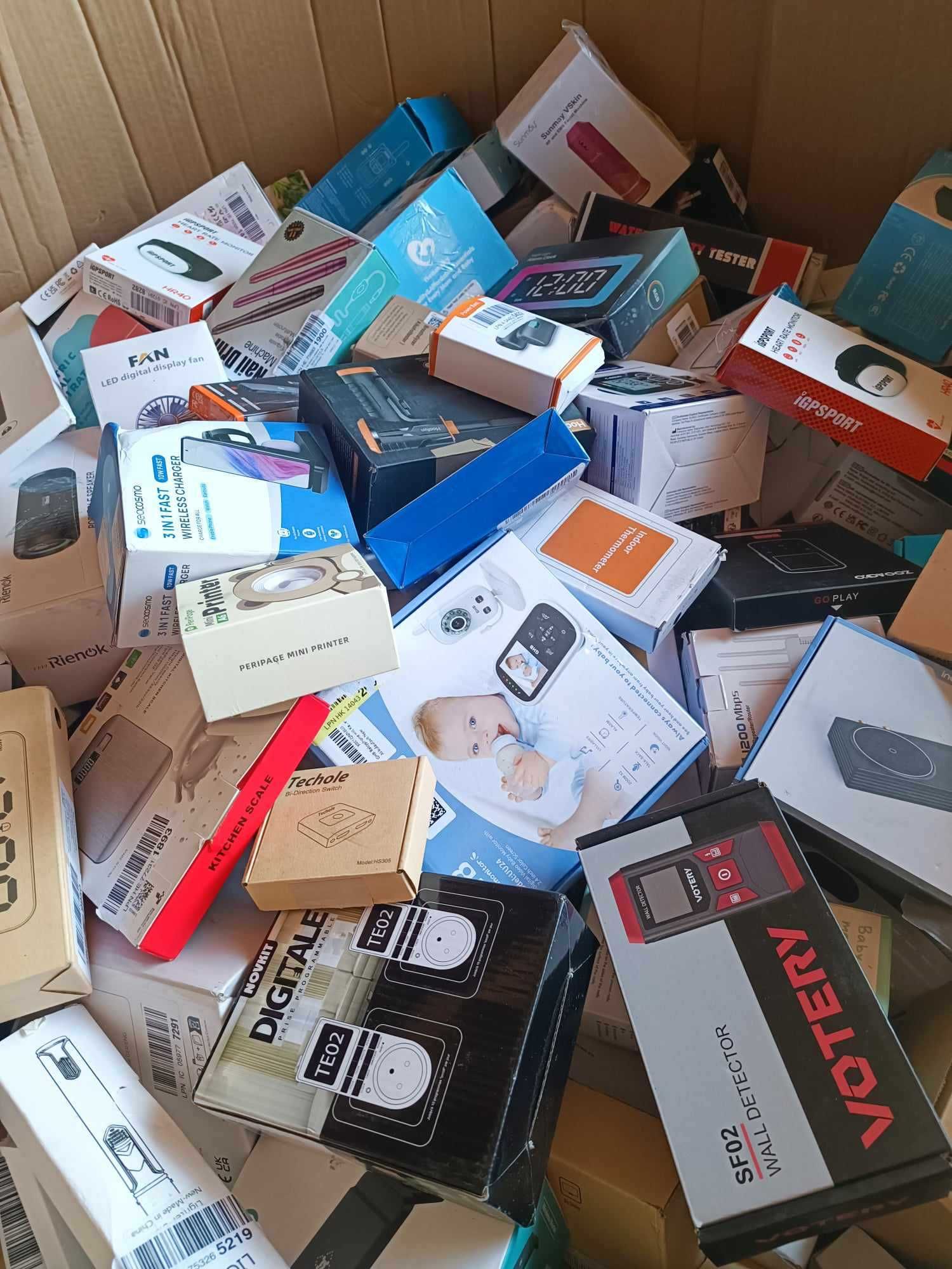 Palety Mix Elektronika Drobna Tematyczne Amazon Nadwyżki Europejskie