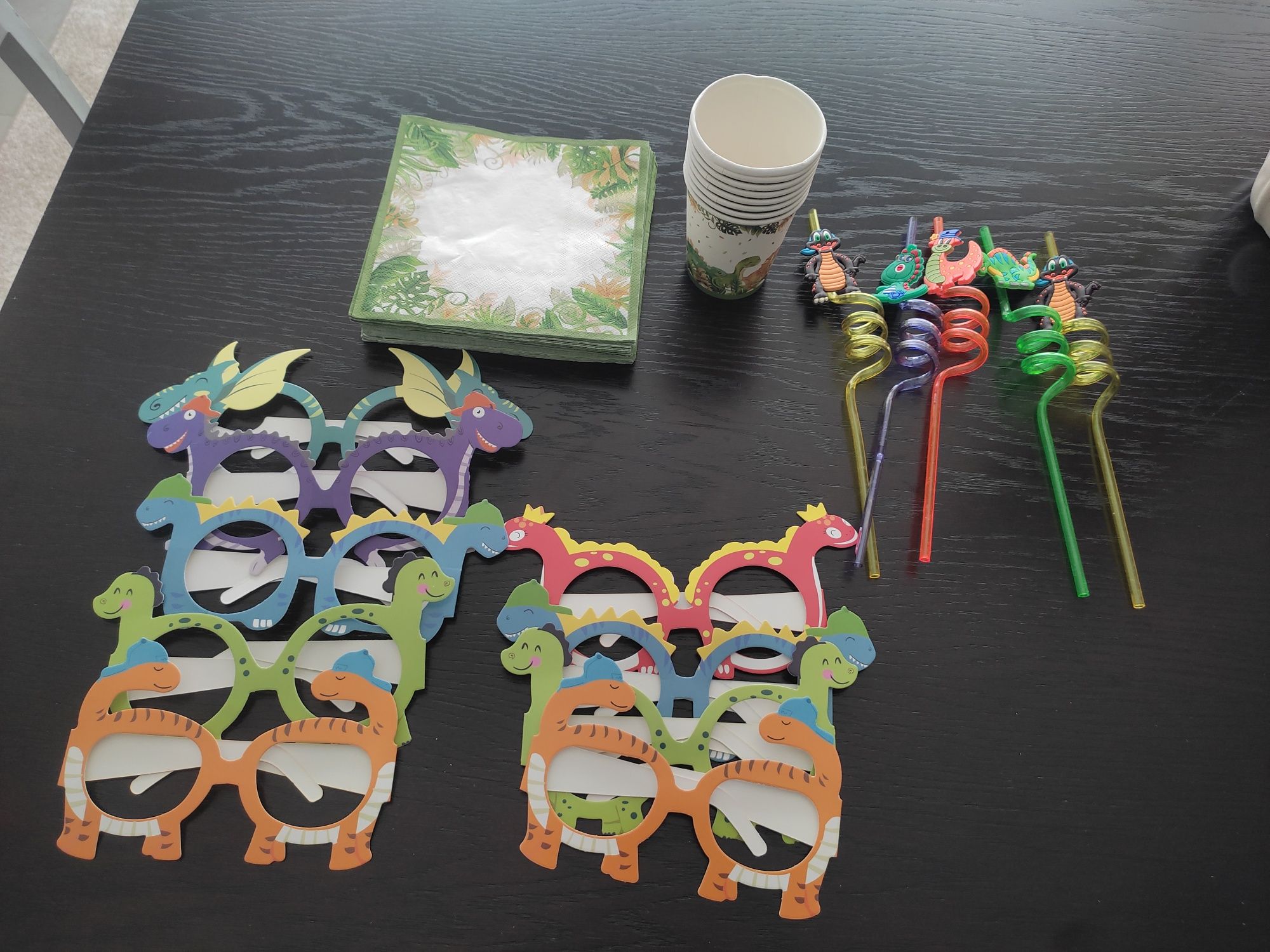 Conjunto decoração festa temática dinossauros