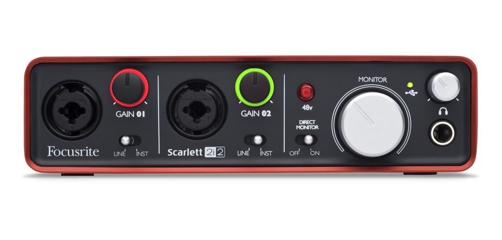 Продам звукову карту аудіоінтерфейс Focusrite Scarlett 2i2 1st Gen.