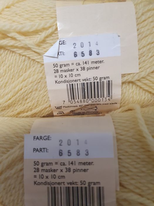 Wełna norweska. Nowa .