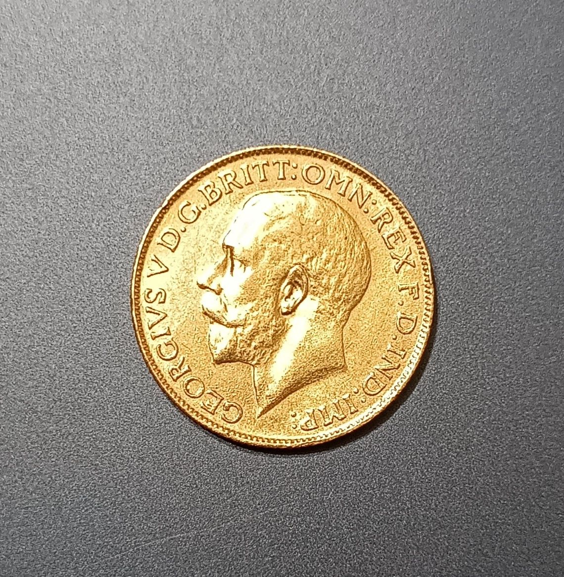 1 соверен/фунт 1927 года, ЮАР, золото 917 проба, редкая