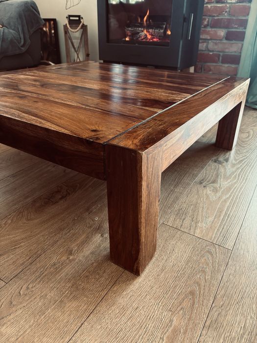 Stolik kawowy/ ława/ stół (palisander) meble kolonialne