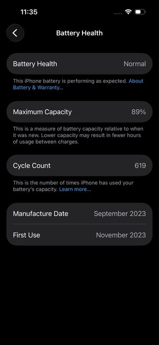 iPhone 15 black 256GB