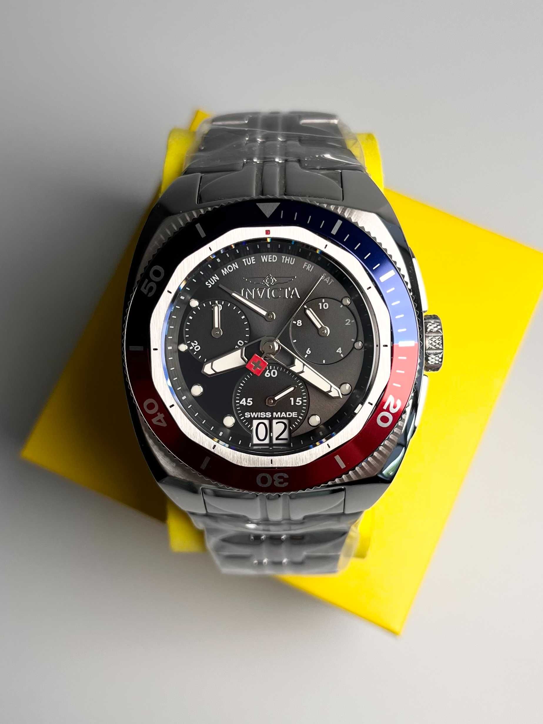 годинник invicta swiss made 44774, інвікта, часы швейцарские Ø46мм