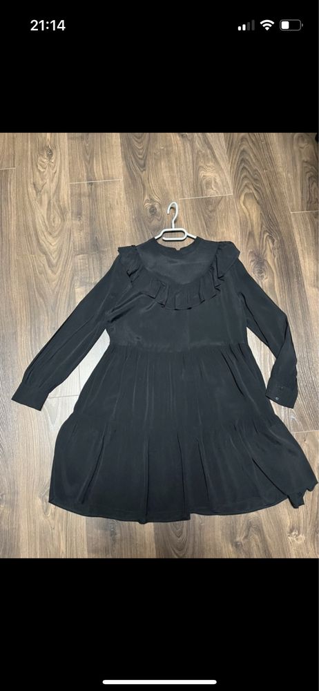 Tunika/ krótka sukienka czarna Zara 36