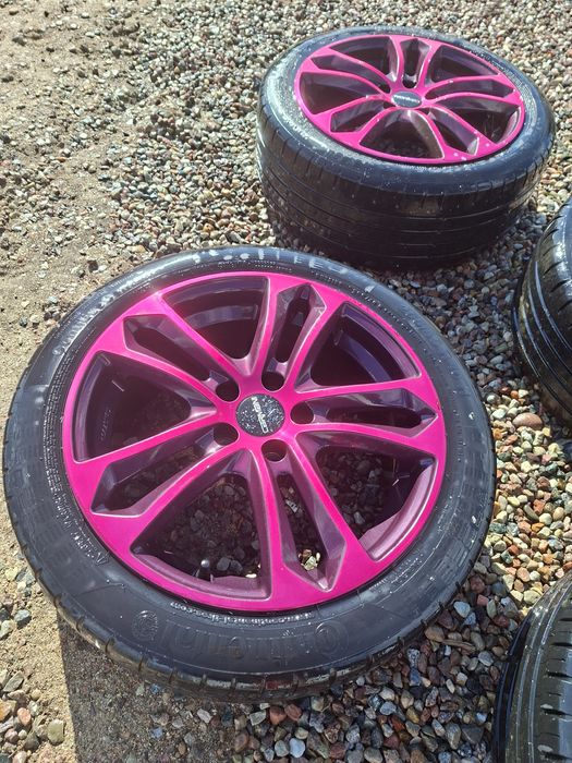 Alufelgi różowe audi 205/45 r16