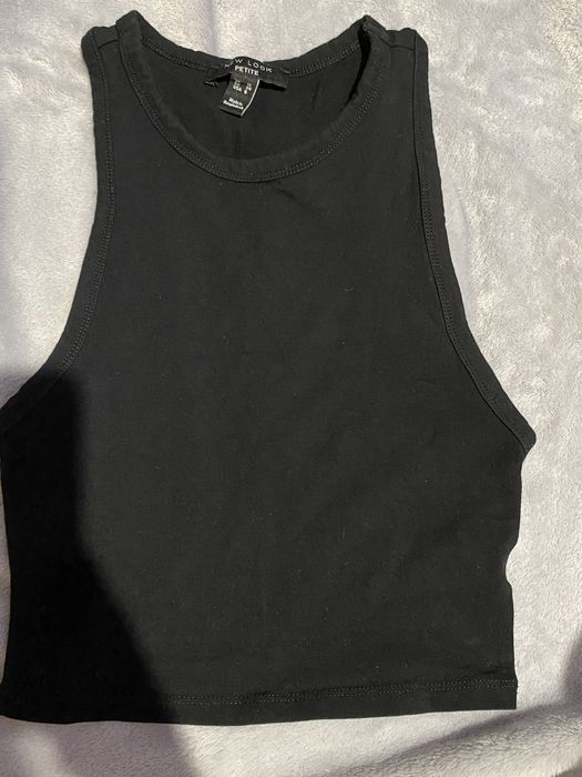 Майка топ черный