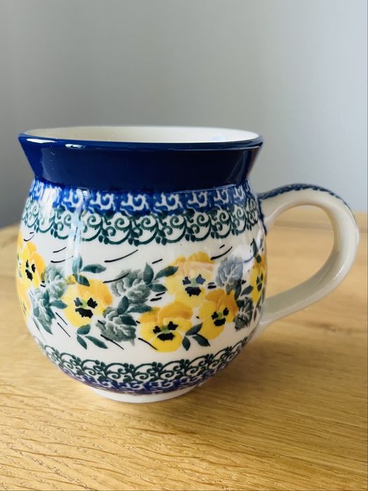 Ceramika bolesławiec kubek czeski 300 ml