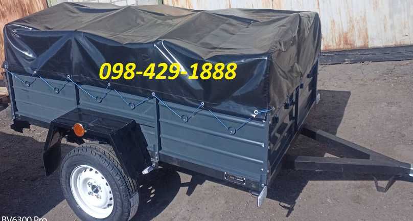 Причіп легковий ПА 2000/1300/400 на АЛКО ресорах   Доставка Документи