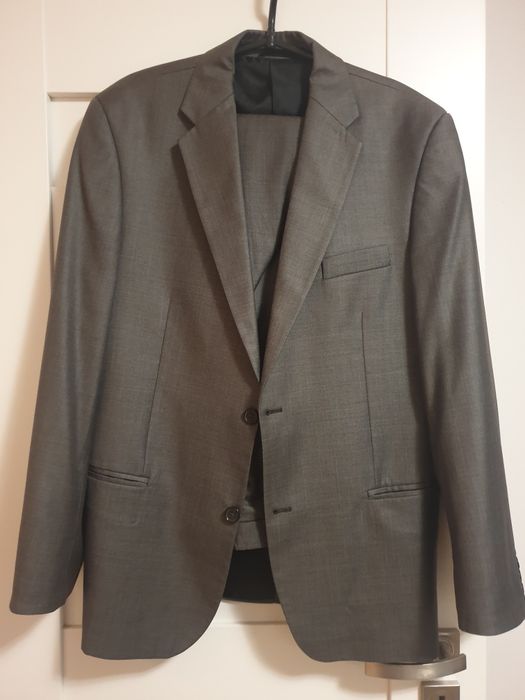 Garnitur męski szary 176 cm wzrostu
