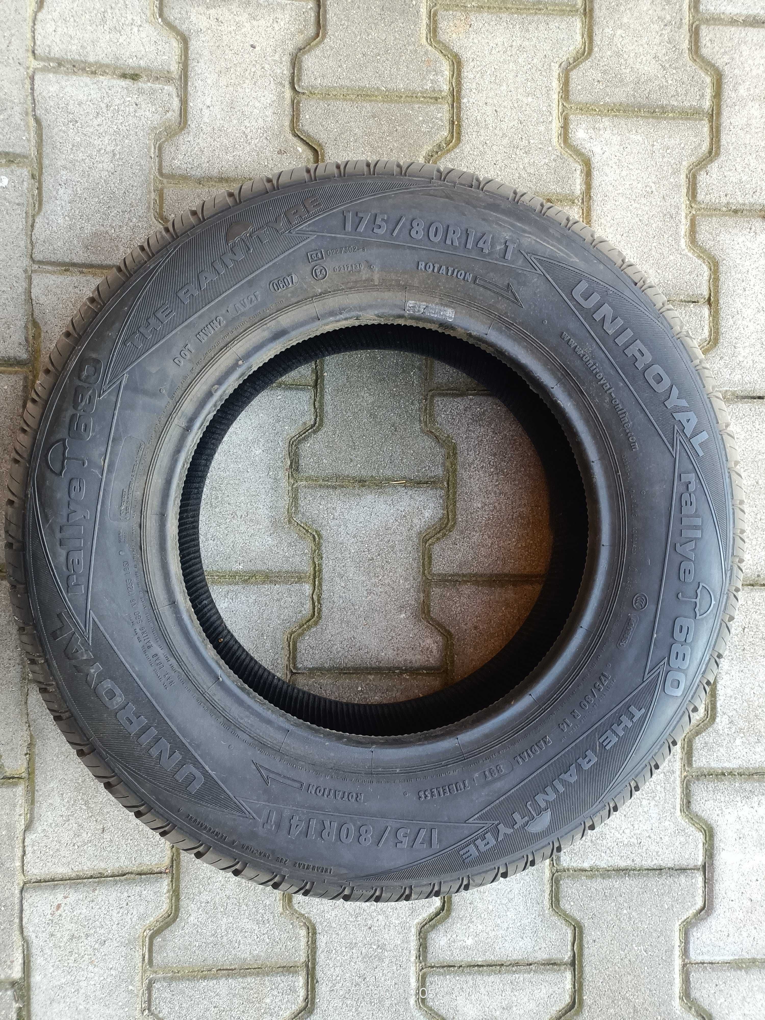 Opony Uniroyal RALLYE 680 letnie 175/80 r14