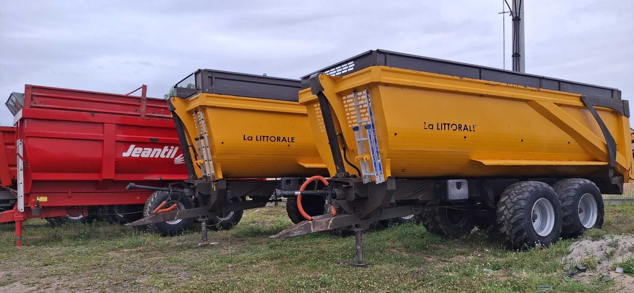 Przyczepa tandem rolnicza skorupowa 15-18 t zarejestrowana w Polsce