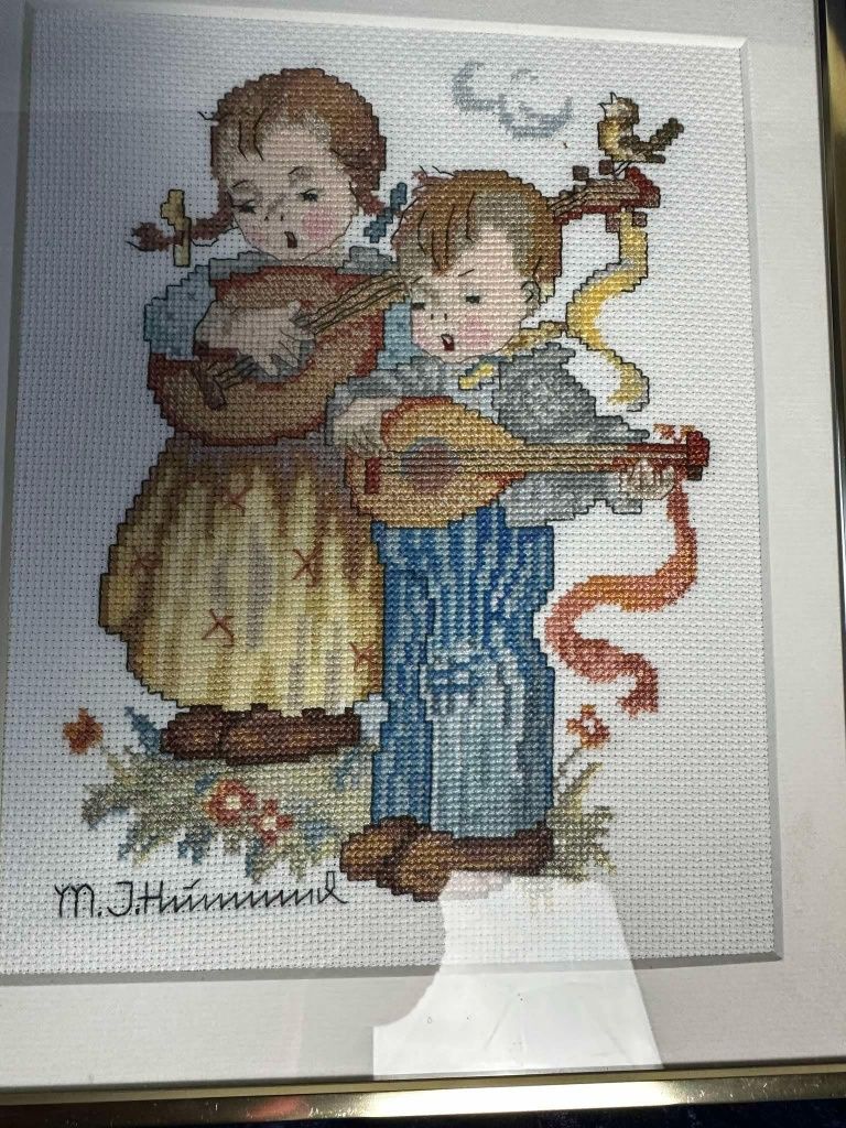 M.I.Hummel Obraz ścieg szydełkowy