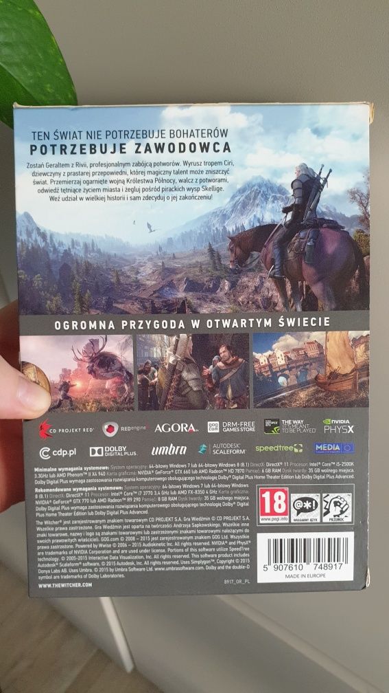 Gra Wiedźmin Dziki Gon PC dodatki