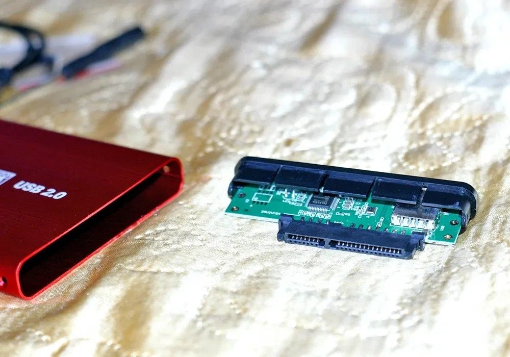 Внешний USB карман жесткого диска, ЮСБ корпус винчестера, HDD SATA-USB