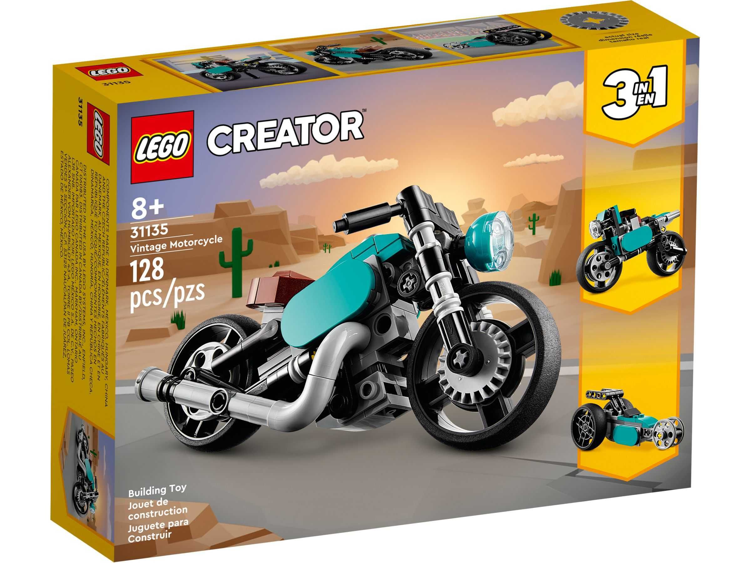 LEGO 31135 Creator 3w1 - Motocykl vintage