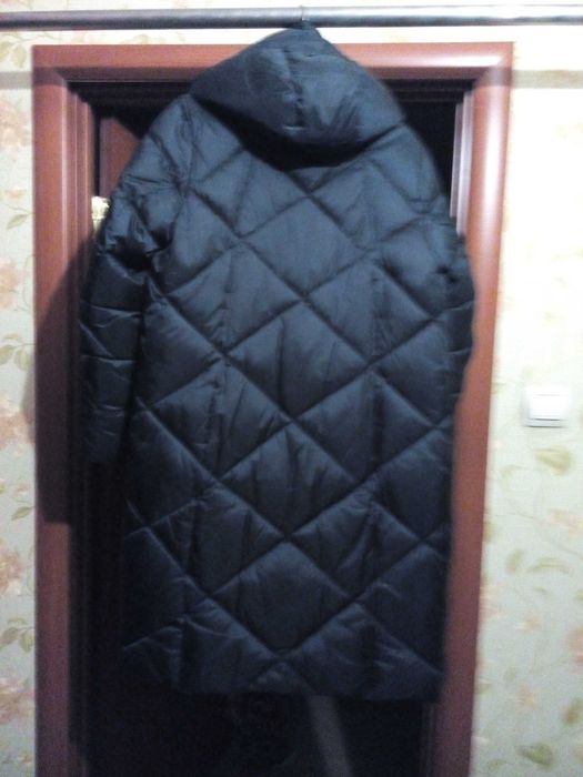 Пальто-пуховик женский  оверсайз  с капюшоном Delfi