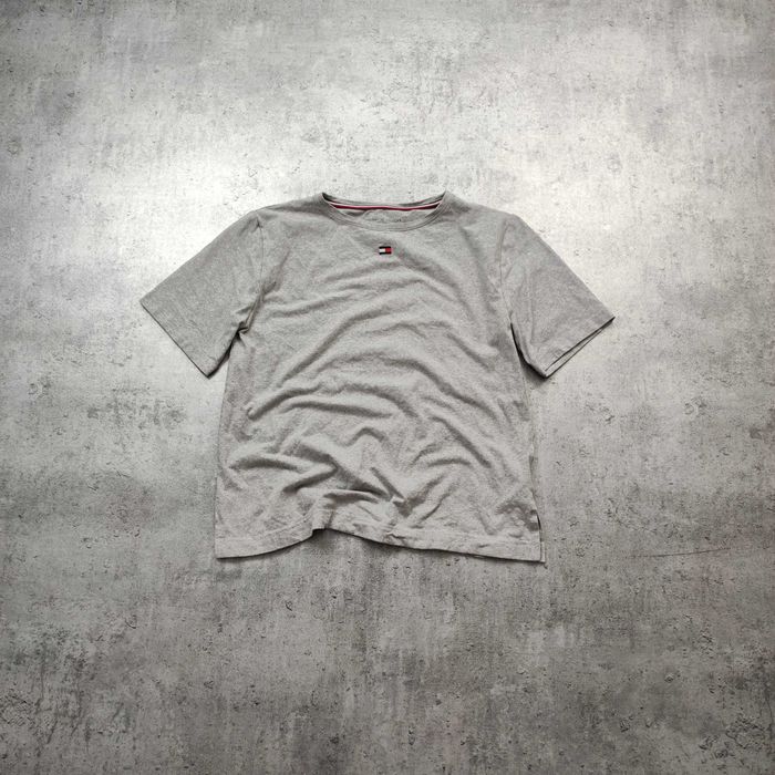 DAMSKA Koszulka PREMIUM Bawełna Tommy Hilfiger Małe Logo Haft Casual