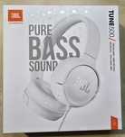 Słuchawki przewodowe JBL TUNE500. Białe. Mikrofon.Nieużywane
