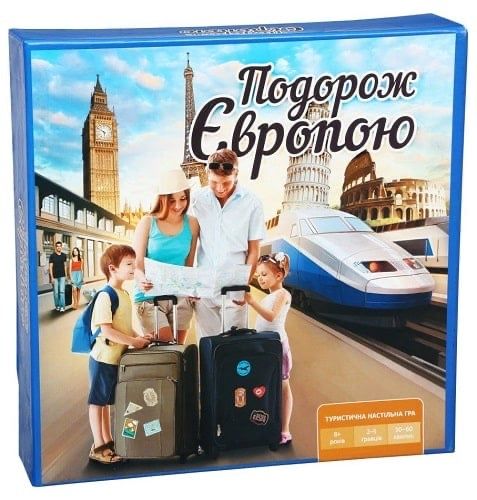 Настільна гра Подорож Європою від 8 р