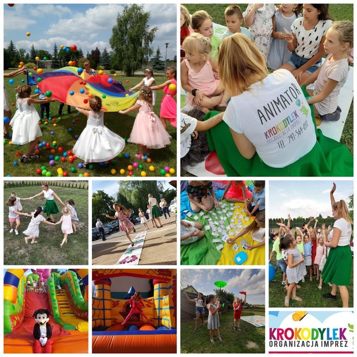 Animacje dla dzieci, zamek dmuchany, zjeżdżalnia dmuchana,