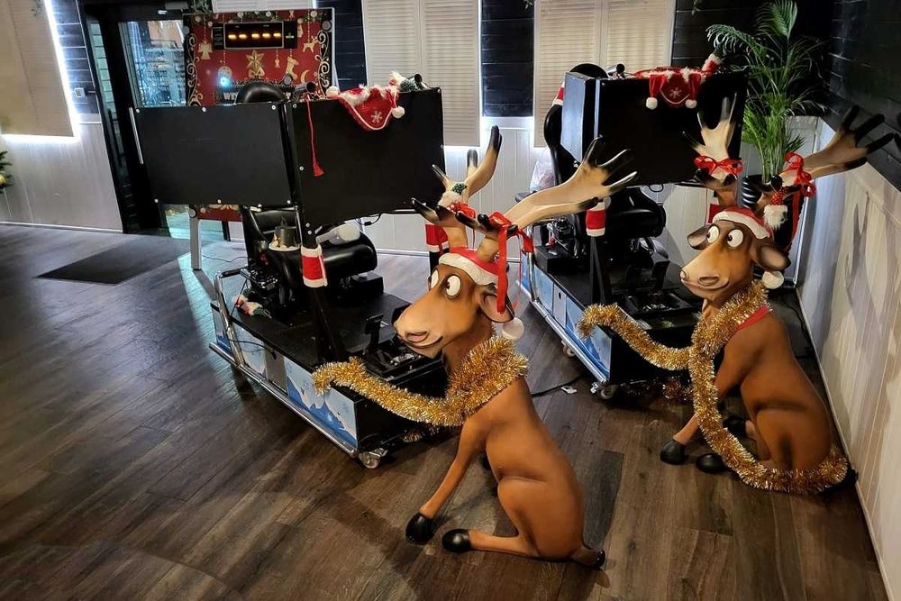 Sanie Mikołaja VR - atrakcje na świąteczną imprezę, wigilię firmową