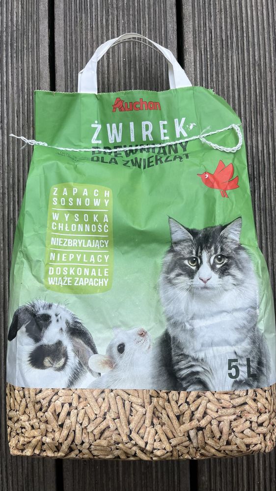 Pelet żwirek drewniany 5l