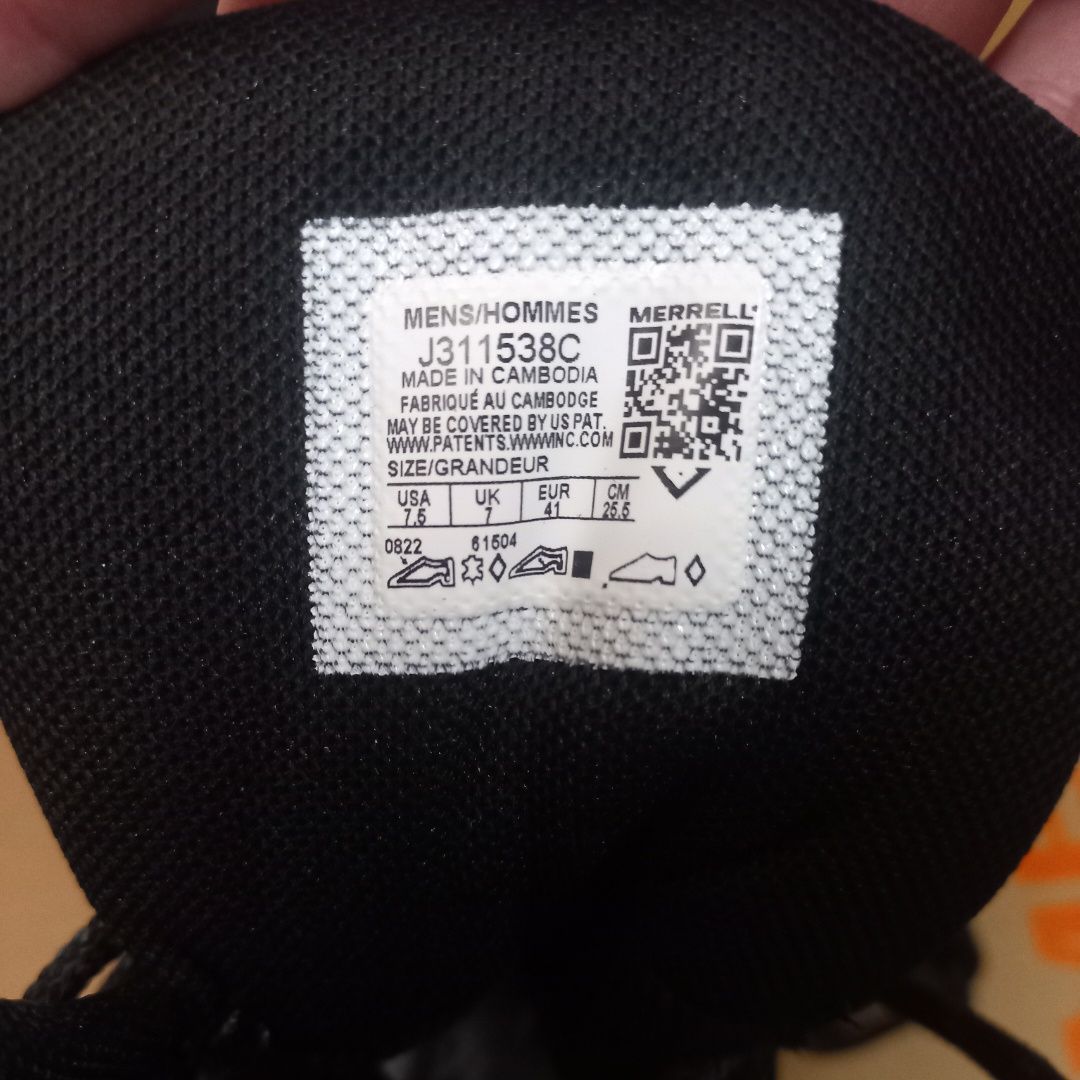Черевики Merrell vego mid ltr wp J311538C кросівки 
трекінгові черевик