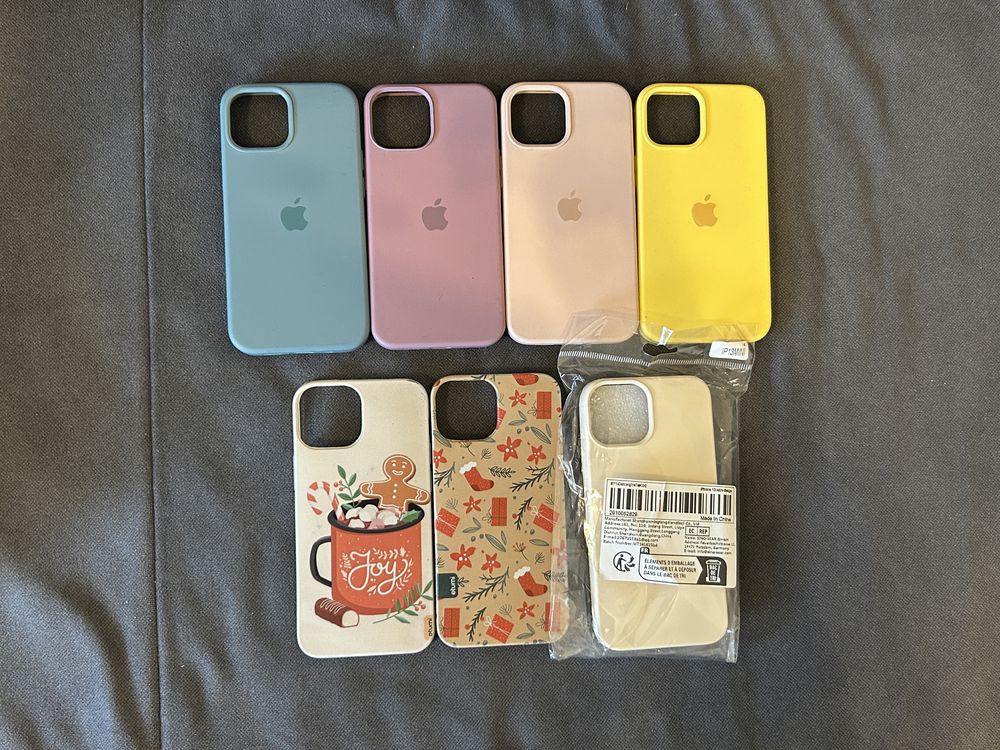 Zestaw silikonowych etui iPhone 13 mini (case)