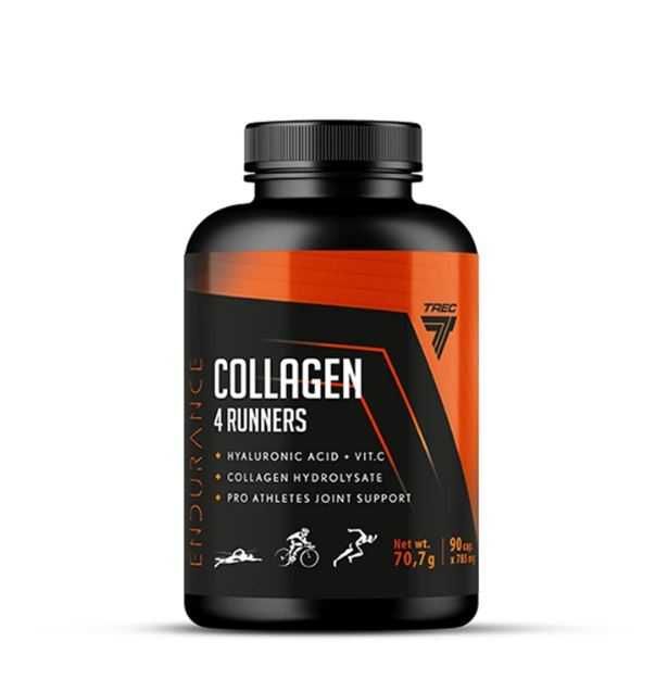 Regeneracja Stawów Kompleks Trec Endurance Collagen 4 Runners 90kaps