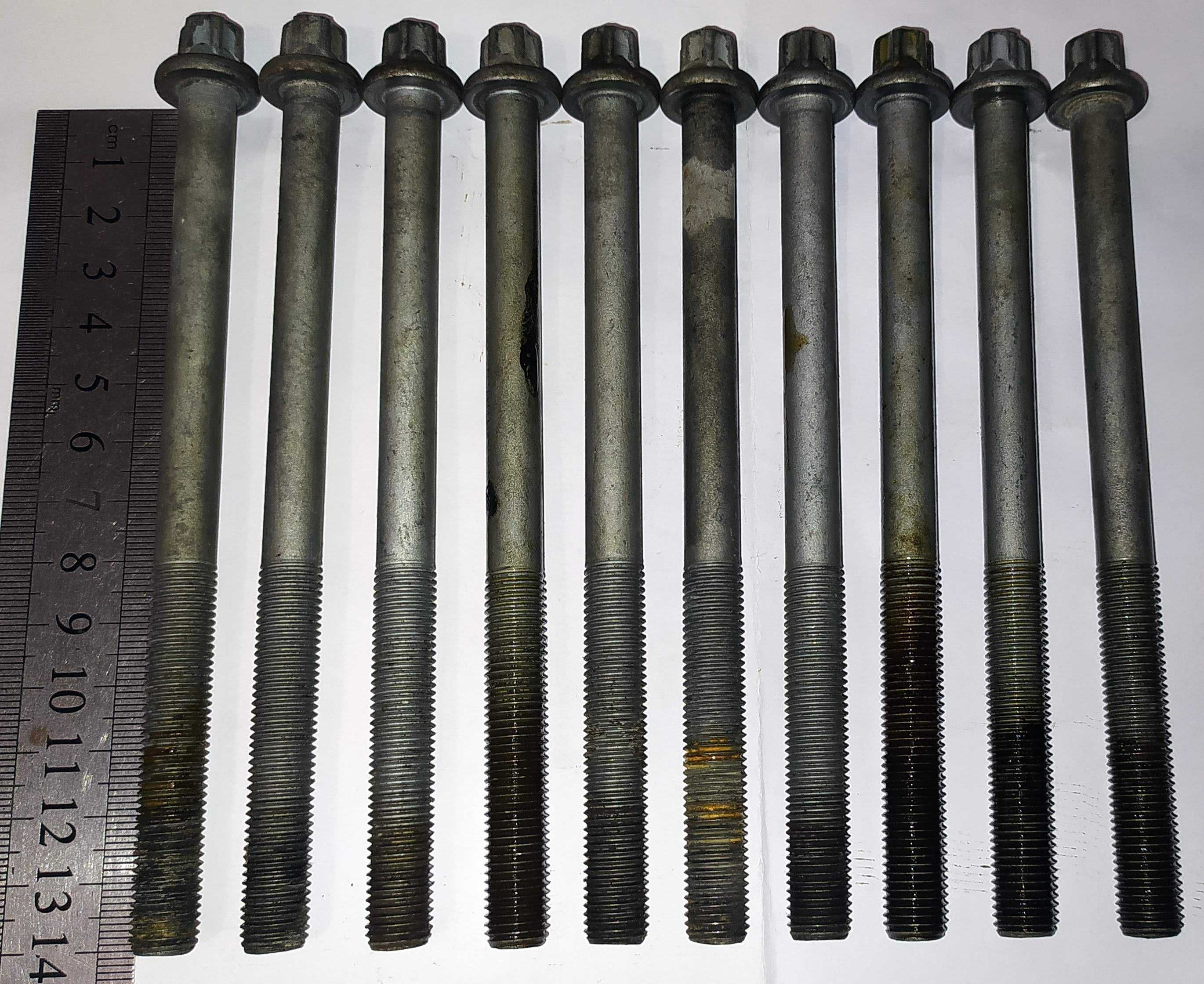 Комплект болтов ГБЦ М10х140х1,25 для Chevrolet, Daewoo, Opel