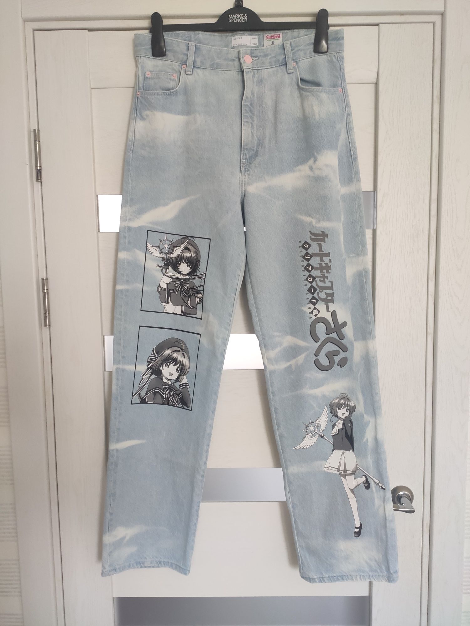 Джинсы bershka eur 40 usa 08 cardcaptor Sakura аниме