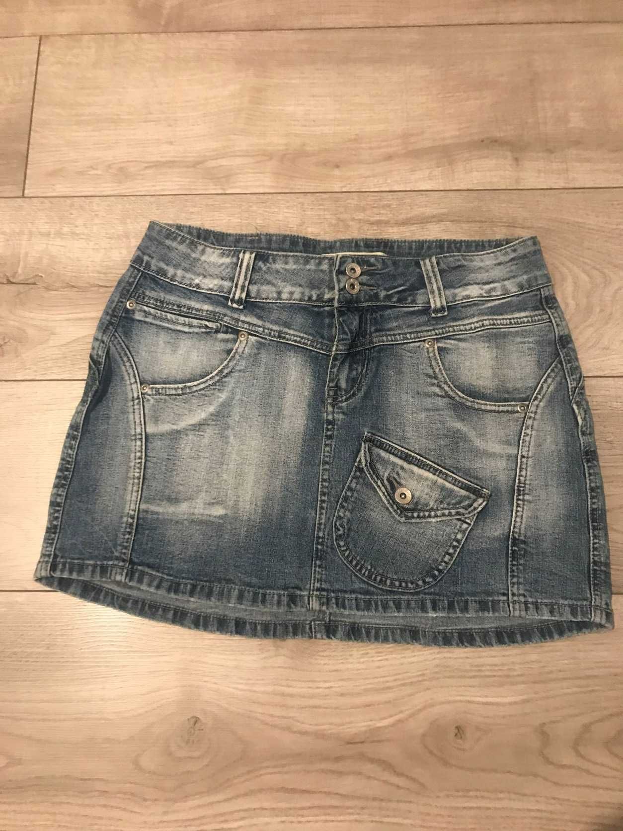 Spódnica jeansowa mini rozm. M (30)
