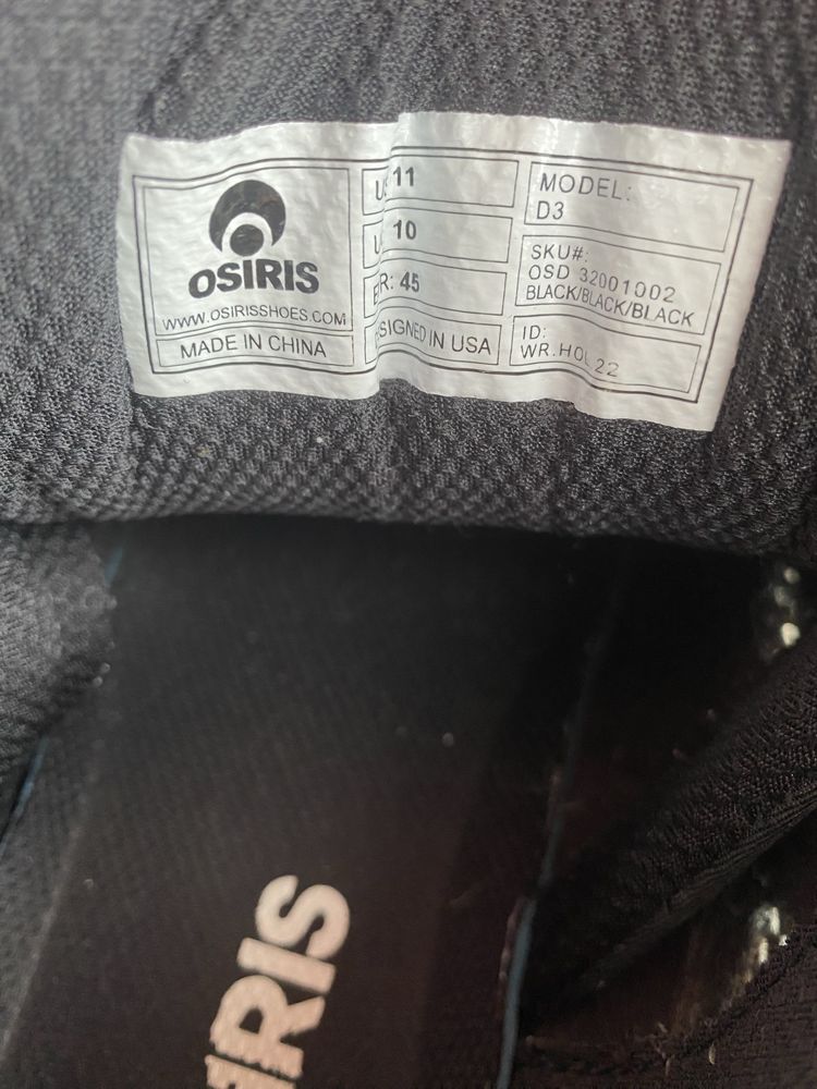 Osiris D3 2001 Black legit