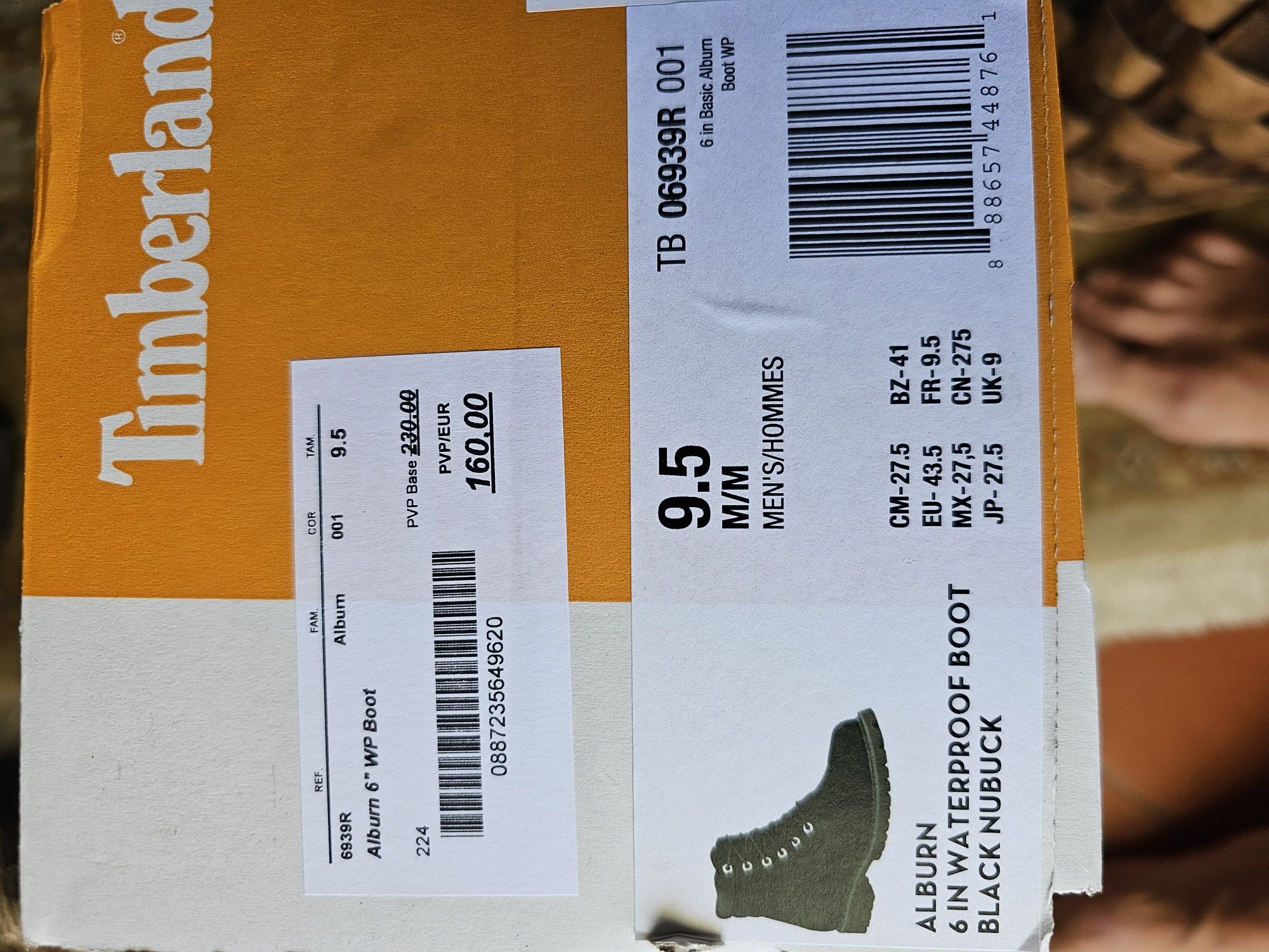 Botas Timberland Pretas