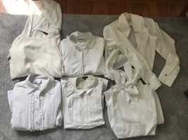 Camisa Branca Massimo Duti, La Redoute, Zara, varias