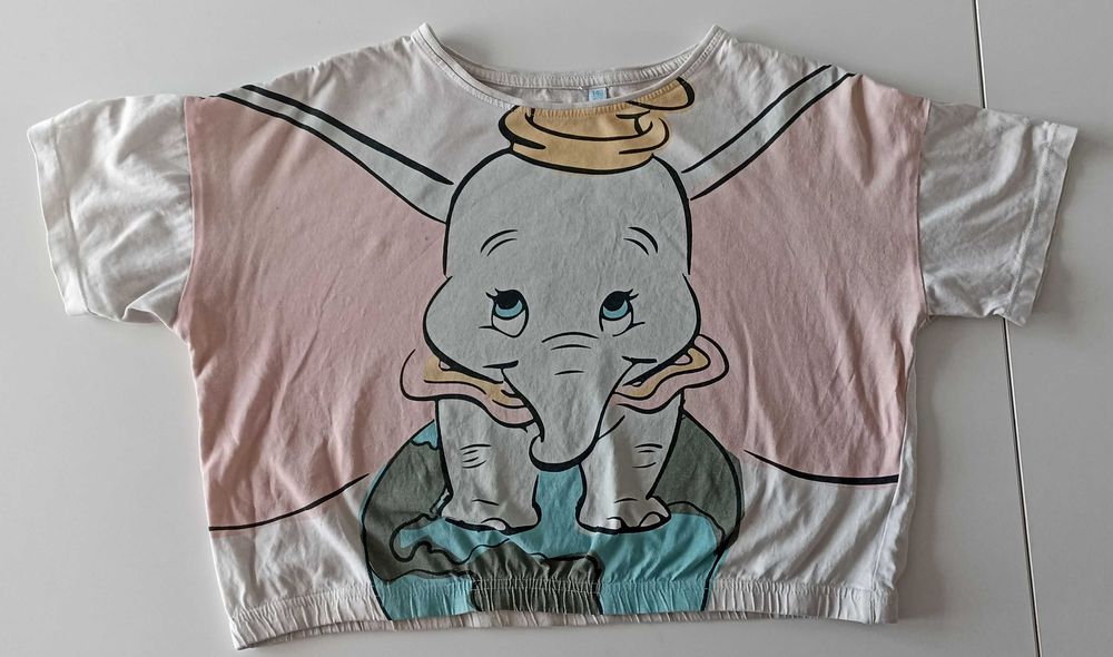 bluzka dla dziewczynki słoń Dumbo rozmiar 146-152 top Pepco