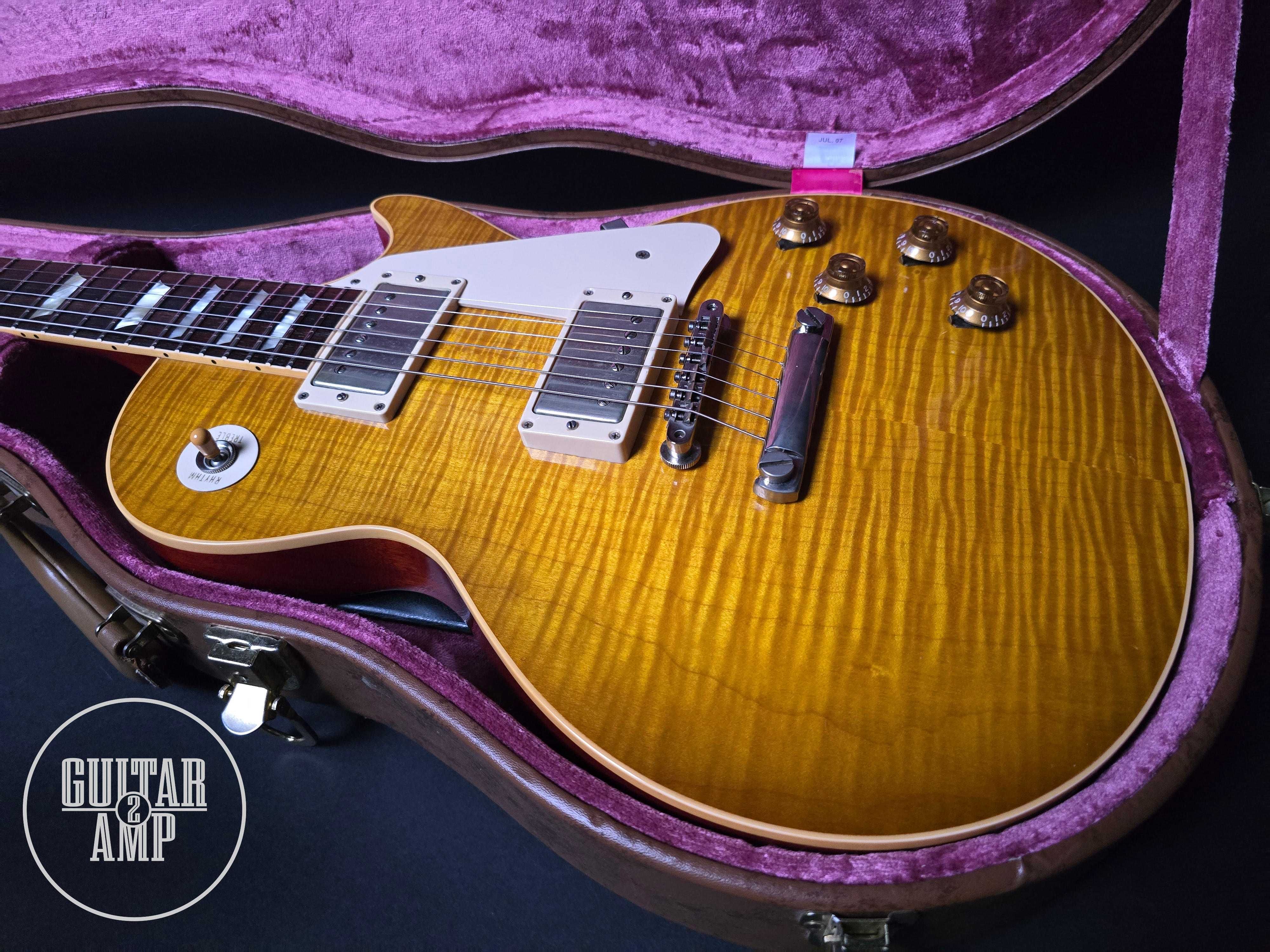 2007 Gibson Custom Shop Les Paul 1959 Reissue R9 Lemon Burst