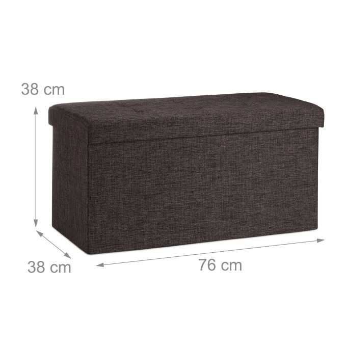 Pufa otwierana składana ławka kufer 38x76cm