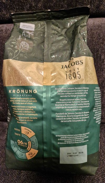 Kawa ziarnista Jacobs Krönung