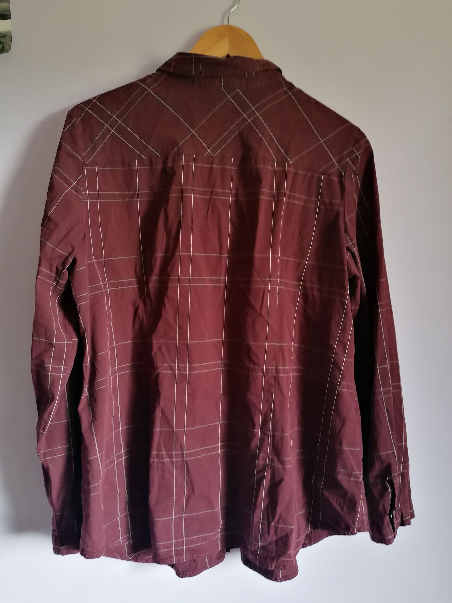 Koszula burgundowa, marka lindex, rozmiar XL