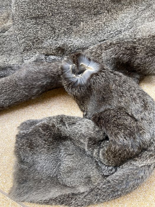 HUGO BOSS - futro naturalne - Królik